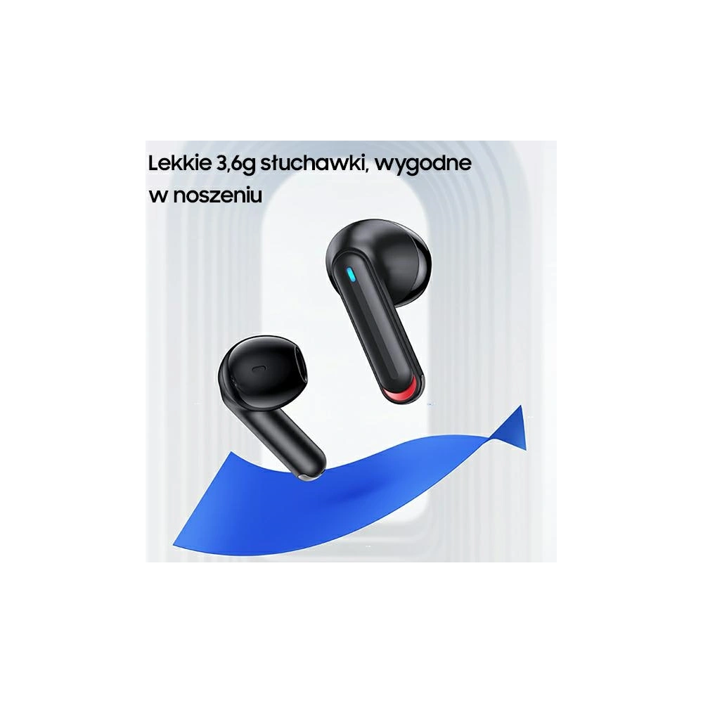 Słuchawki TWS USAMS NX10 Series Dual mic Bluetooth 5.2 biały/white BHUNX02