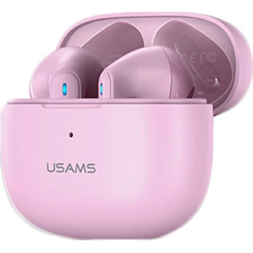 Kup USAMS NX10 Sorozat TWS fülhallgató dupla mikrofon Bluetooth 5.2 rózsaszín/pink BHUNX03 - USA694PNK - {ean13} - Sklep Home Screen
