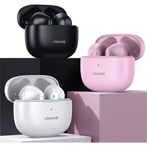 Kup Słuchawki TWS USAMS NX10 Series Dual mic Bluetooth 5.2 różowy/pink BHUNX03 - USA694PNK - {ean13} - Sklep Home Screen