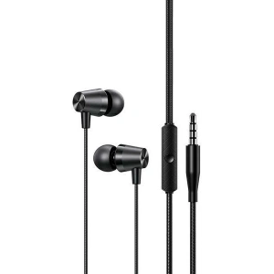 Buy USAMS Earphones EP-42 3,5 mm black SJ475HS01-1 - USA696BLK - {ean13} - Home Screen Store Europe