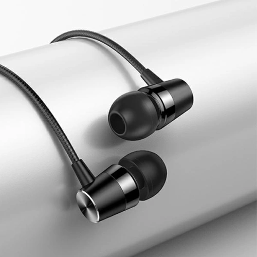 Buy USAMS Earphones EP-42 3,5 mm black SJ475HS01-1 - USA696BLK - {ean13} - Home Screen Store Europe