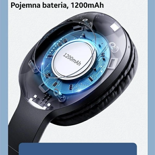 Kup Sluchátka přes hlavu USAMS YX05 E-Join Series Bluetooth černá/black TDLYEJ02 pevný obal, 1200mAh - USA697BLK - {ean13} - Sklep Home Screen