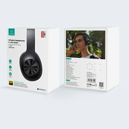 Kup Căști over-ear USAMS YX05 E-Join Series Bluetooth negru/black TDLYEJ02 husă tare, 1200mAh - USA697BLK - {ean13} - Sklep Home Screen