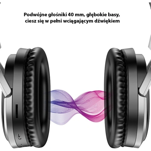 Kup Sluchátka přes hlavu USAMS US-YN001 YN Series Bluetooth černá/black TDLYEJ01 - USA698BLK - {ean13} - Sklep Home Screen