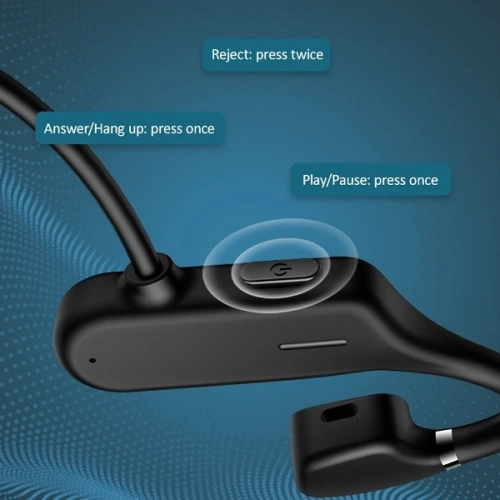 Kup Słuchawki sportowe USAMS JC Bluetooth 5.0 czarny/black BHUJC01 - USA699BLK - {ean13} - Sklep Home Screen