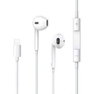 Kup Sluchátka stereo USAMS EP-24 lightning Apple iPhone 7/8/X/XS/XS Max/XR bílá/white HSEP2401 - USA708WHT - {ean13} - Sklep Home Screen