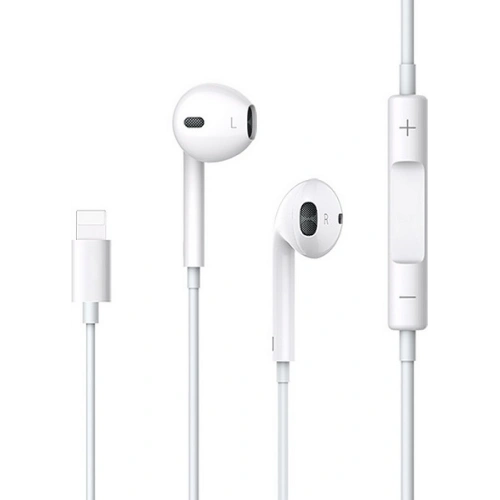 Kup Căști stereo USAMS EP-24 lightning Apple iPhone 7/8/X/XS/XS Max/XR alb/white HSEP2401 - USA708WHT - {ean13} - Sklep Home Screen