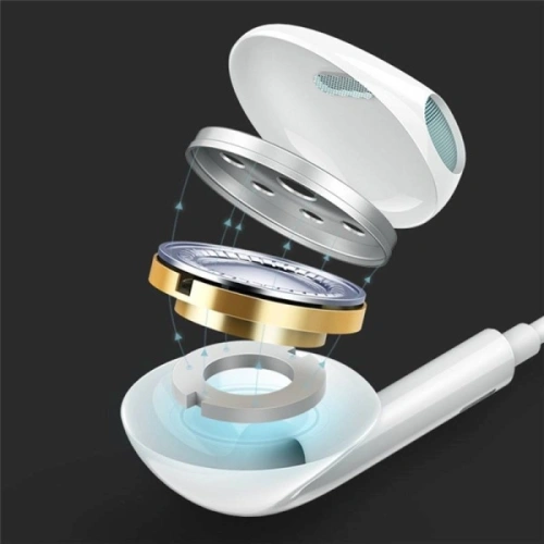Kup Căști stereo USAMS EP-24 lightning Apple iPhone 7/8/X/XS/XS Max/XR alb/white HSEP2401 - USA708WHT - {ean13} - Sklep Home Screen
