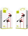 Buy USAMS Earphones stereo EP-27 Gaming red HSEP2701 jack 3,5mm (US-SJ262) - USA709RED - {ean13} - Home Screen Store Europe