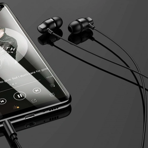 Kup Căști stereo USAMS EP-36 3,5 mm negru/black HSEP3601 - USA710BLK - {ean13} - Sklep Home Screen