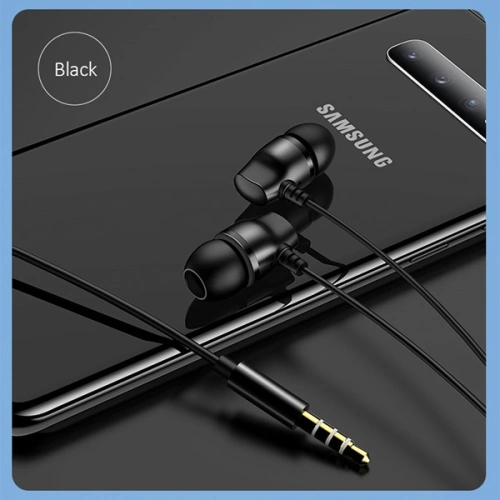 Buy USAMS Earphones stereo EP-36 3,5 mm black HSEP3601 - USA710BLK - {ean13} - Home Screen Store Europe