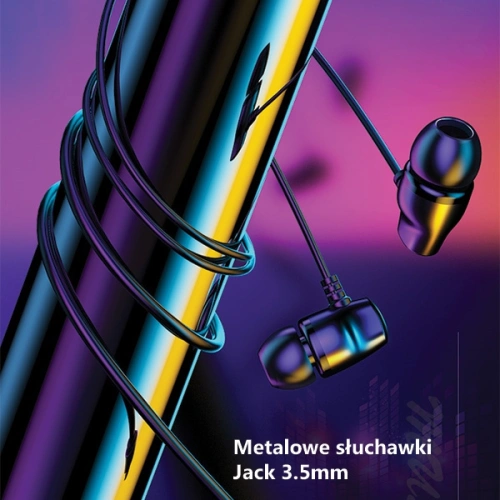 Kup Słuchawki stereo USAMS EP-36 3,5 mm stalowy/tarnish HSEP3602 - USA711TAR - {ean13} - Sklep Home Screen