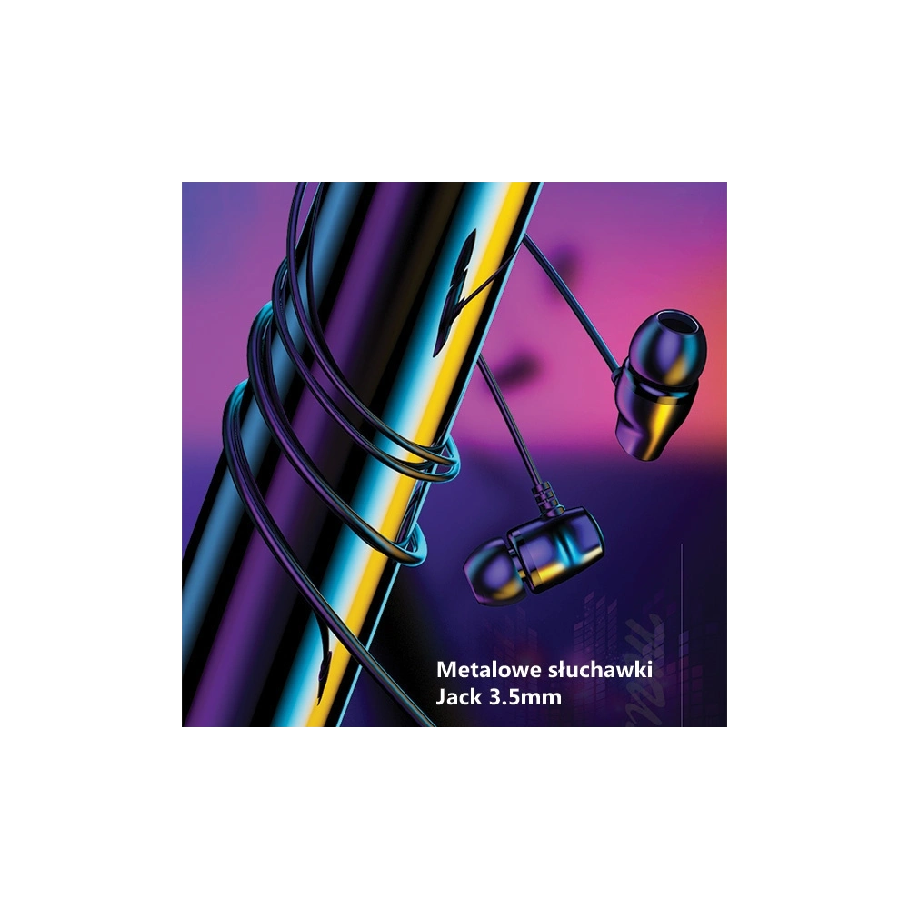 Słuchawki stereo USAMS EP-36 3,5 mm stalowy/tarnish HSEP3602