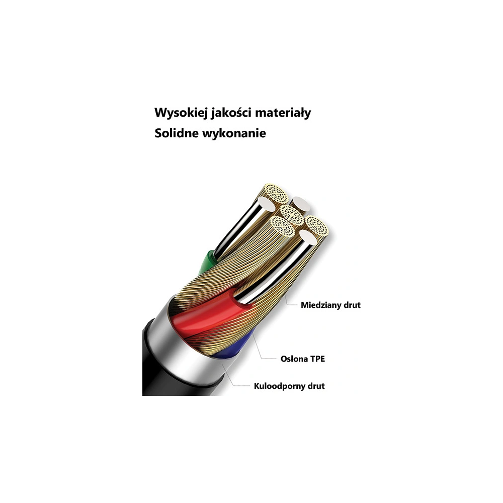 Słuchawki stereo USAMS EP-36 3,5 mm stalowy/tarnish HSEP3602