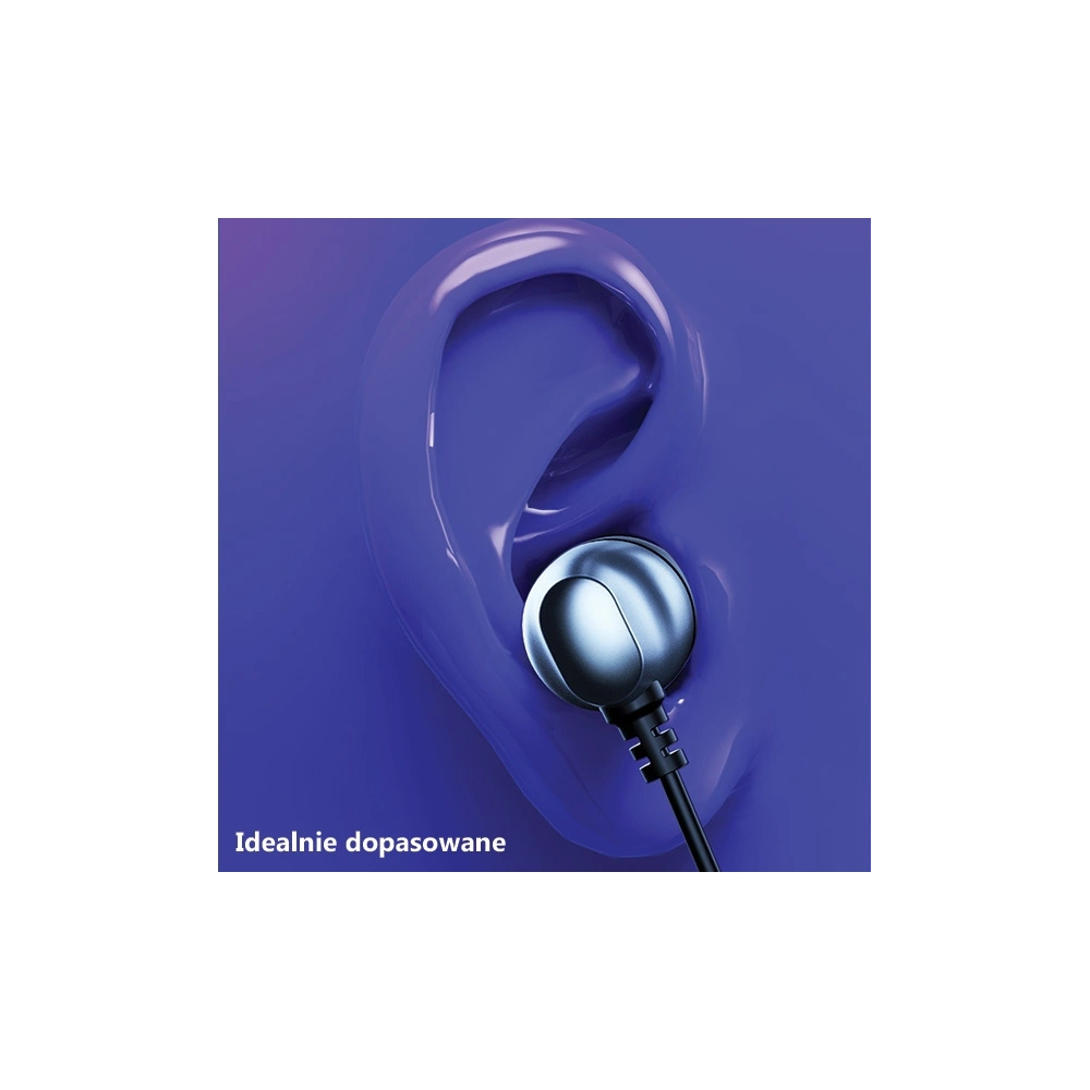 Słuchawki stereo USAMS EP-36 3,5 mm stalowy/tarnish HSEP3602