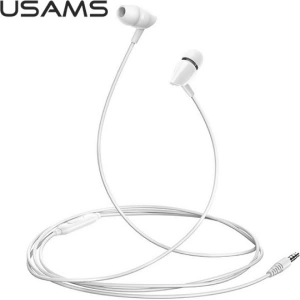Słuchawki stereo USAMS EP-37 3,5 mm biały/white HSEP3702