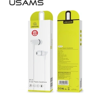 Buy USAMS Earphones stereo EP-37 3,5 mm white HSEP3702 - USA712WHT - {ean13} - Home Screen Store Europe