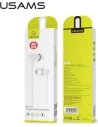 Buy USAMS Earphones stereo EP-37 3,5 mm white HSEP3702 - USA712WHT - {ean13} - Home Screen Store Europe