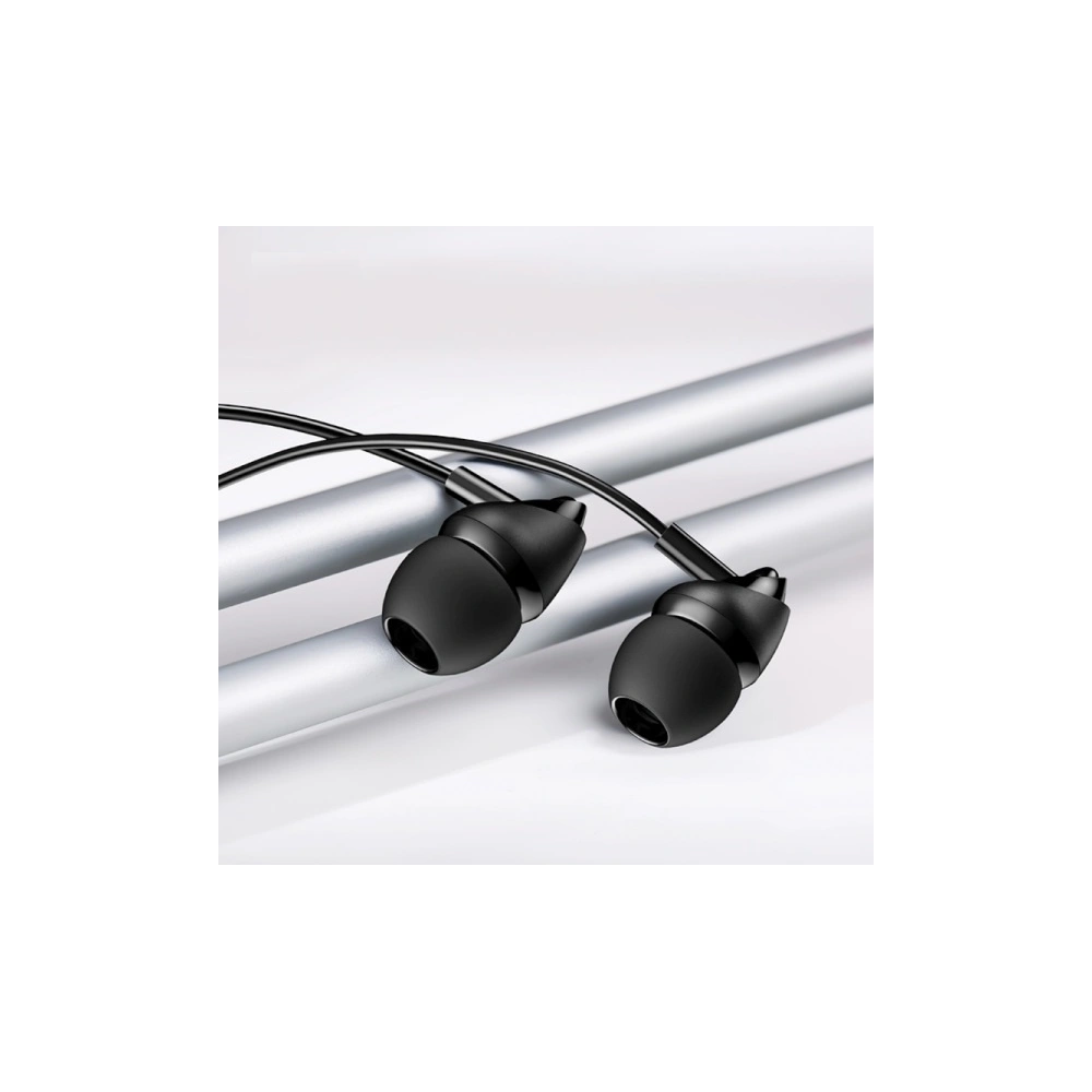 Słuchawki stereo USAMS EP-39 3,5 mm czarny/black HSEP3901