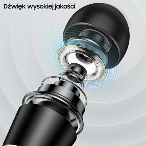 Kup Słuchawki stereo USAMS EP-42 3,5 mm czarny/black box SJ475HS01 - USA720BLK - {ean13} - Sklep Home Screen