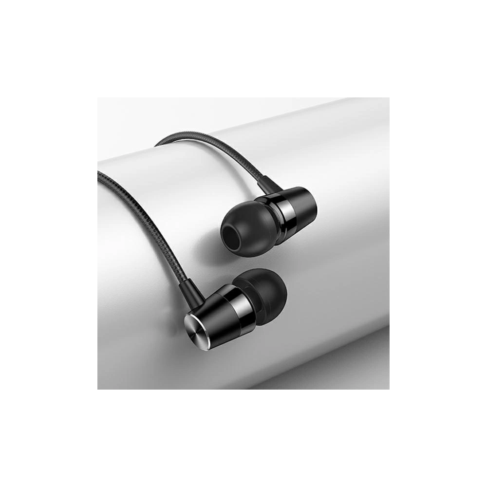 Słuchawki stereo USAMS EP-42 3,5 mm czarny/black box SJ475HS01