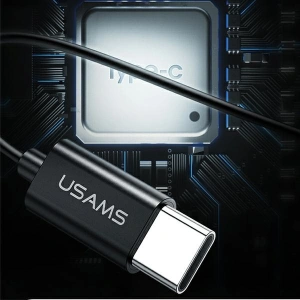 Buy USAMS Earphones stereo EP-43 metal USB-C dark green HSEP4302 - USA721GRN - {ean13} - Home Screen Store Europe