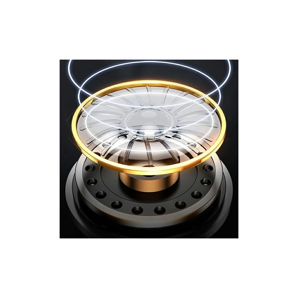 Słuchawki stereo USAMS EP-43 metal USB-C czarny/black HSEP4301