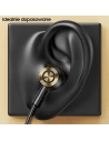 Kup Słuchawki stereo USAMS EP-43 metal USB-C czarny/black HSEP4301 - USA722BLK - {ean13} - Sklep Home Screen