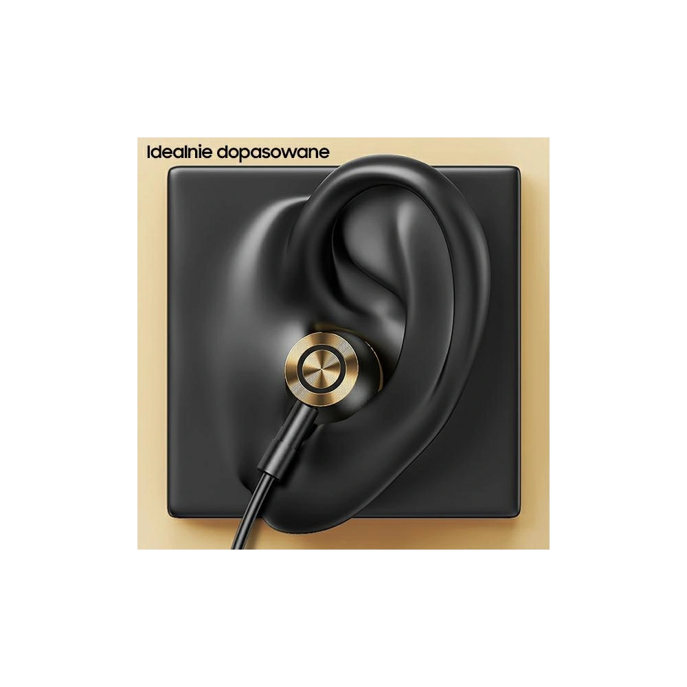 Słuchawki stereo USAMS EP-43 metal USB-C czarny/black HSEP4301