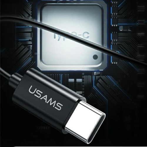 Kup Słuchawki stereo USAMS EP-43 metal USB-C czarny/black HSEP4301 - USA722BLK - {ean13} - Sklep Home Screen
