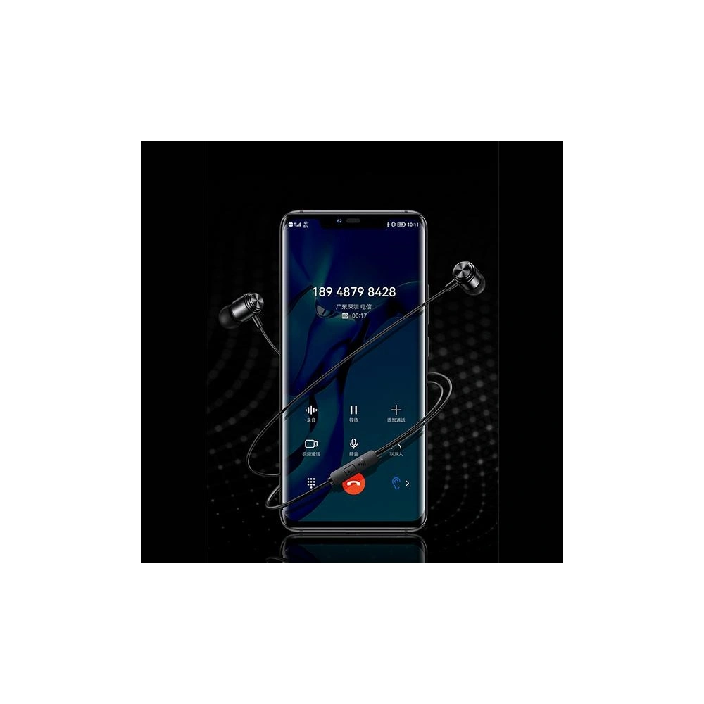 Słuchawki stereo USAMS EP-44 jack 3.5mm czarny/black HSEP4401