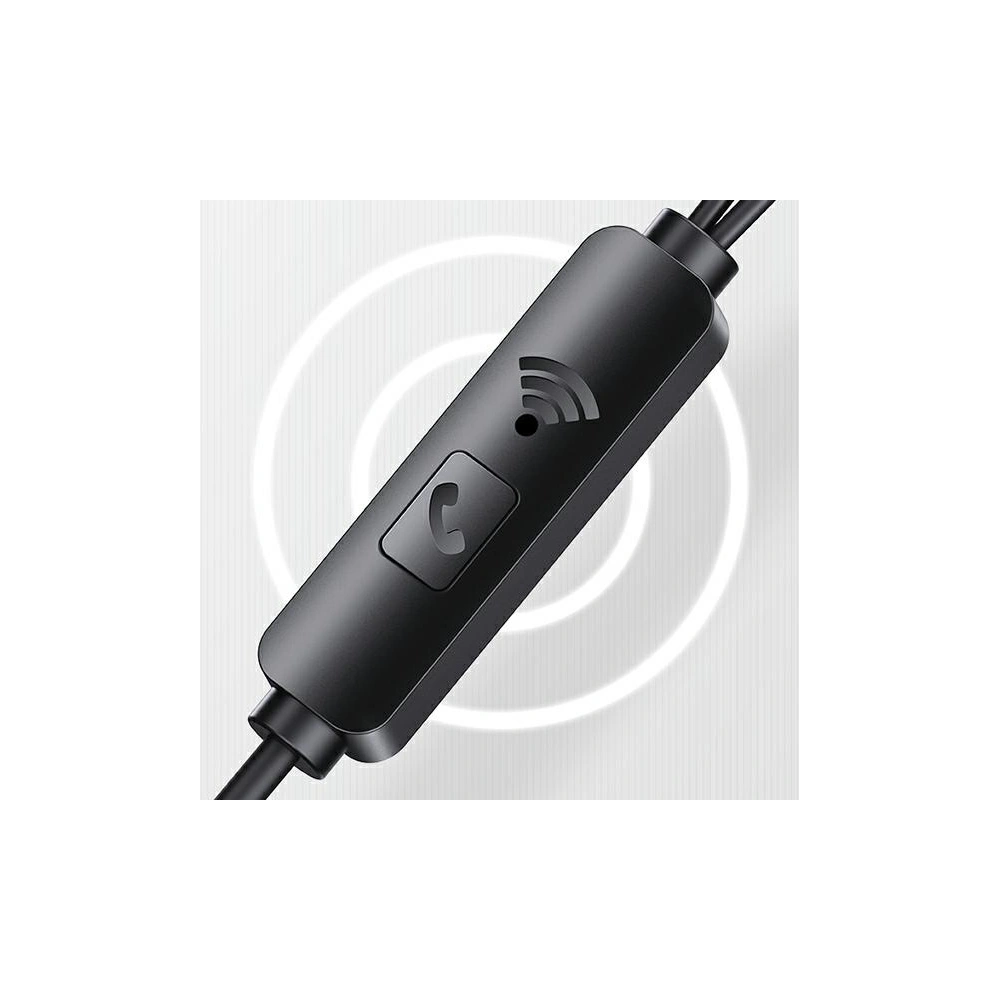 Słuchawki stereo USAMS EP-44 jack 3.5mm czarny/black HSEP4401