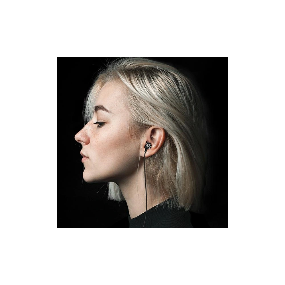 Słuchawki stereo USAMS EP-44 jack 3.5mm czarny/black HSEP4401