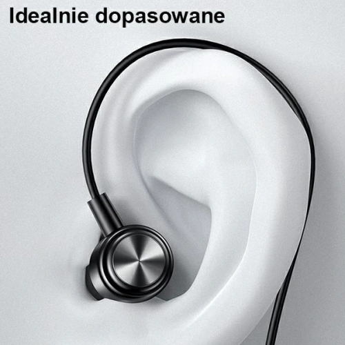 Kup Słuchawki stereo USAMS EP-44 jack 3.5mm czarny/black HSEP4401 - USA723BLK - {ean13} - Sklep Home Screen