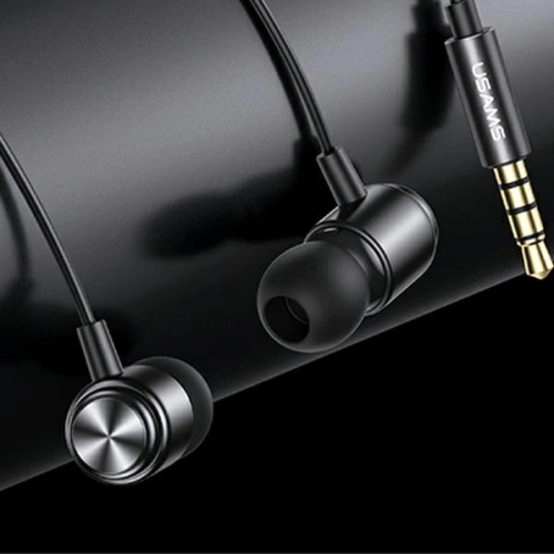 Kup Căști stereo USAMS EP-44 jack 3.5mm negru/black HSEP4401 - USA723BLK - {ean13} - Sklep Home Screen