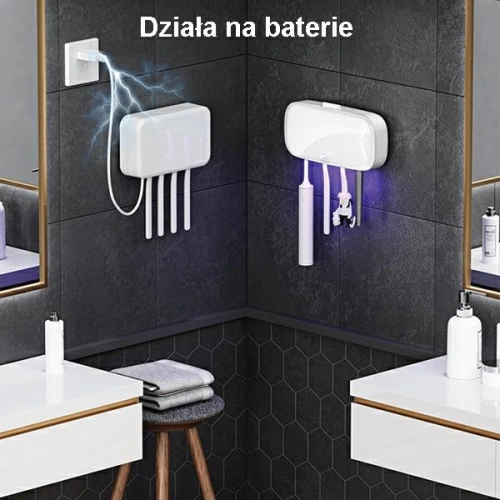 Kup Sterylizator UV szczoteczek do zębów USAMS biały/white ZB183XDJ01 - USA725WHT - {ean13} - Sklep Home Screen