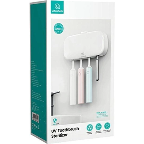 Kup Sterylizator UV szczoteczek do zębów USAMS biały/white ZB183XDJ01 - USA725WHT - {ean13} - Sklep Home Screen