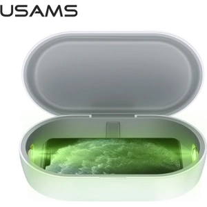 Kup UV sterilizátor s indukční nabíječkou USAMS 10W bílý/white ZB138XDJ01 - USA726WHT - {ean13} - Sklep Home Screen