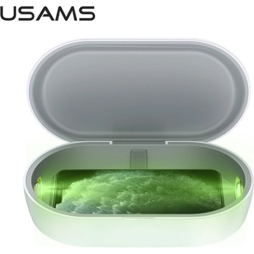 Kup Sterilizator UV cu încărcător inductiv USAMS 10W alb/bă white ZB138XDJ01 - USA726WHT - {ean13} - Sklep Home Screen