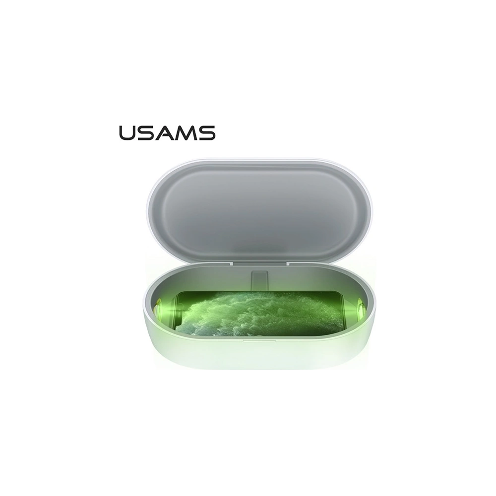 Sterylizator UV z ładowarką indukcyjną USAMS 10W biały/white ZB138XDJ01