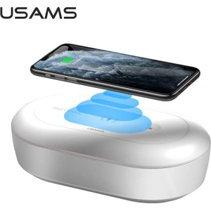 Kup UV sterilizátor s indukční nabíječkou USAMS 10W bílý/white ZB138XDJ01 - USA726WHT - {ean13} - Sklep Home Screen