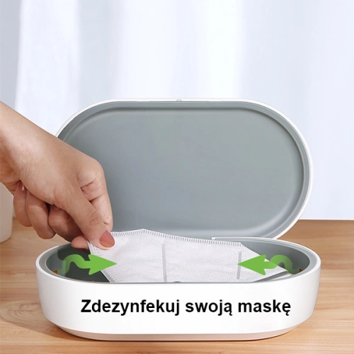 Kup Sterilizator UV cu încărcător inductiv USAMS 10W alb/bă white ZB138XDJ01 - USA726WHT - {ean13} - Sklep Home Screen