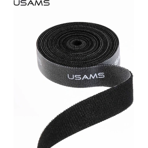 Kup USAMS 2m hosszú fekete tépőzáras kábelrendező ZB60ZD03 - USA728BLK - {ean13} - Sklep Home Screen