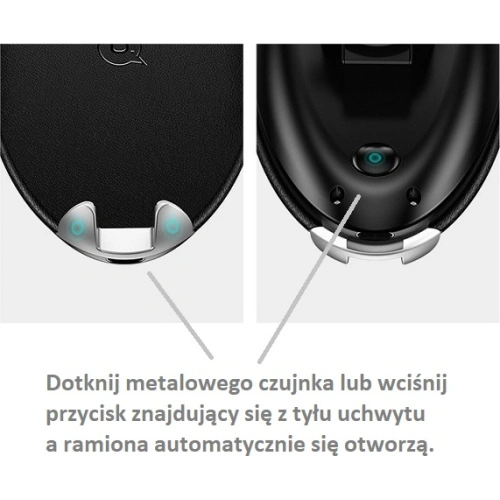 Kup USAMS Auto-Induktions Auto-Halterung mit Infrarotsensor für Lüftungsgitter, schwarz/black ZJ41ZJ01 - USA730BLK - {ean13} - Sklep Home Screen
