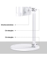Buy USAMS Desk Holder white ZJ057ZJ02 (US-ZJ057) Metal - USA731WHT - {ean13} - Home Screen Store Europe