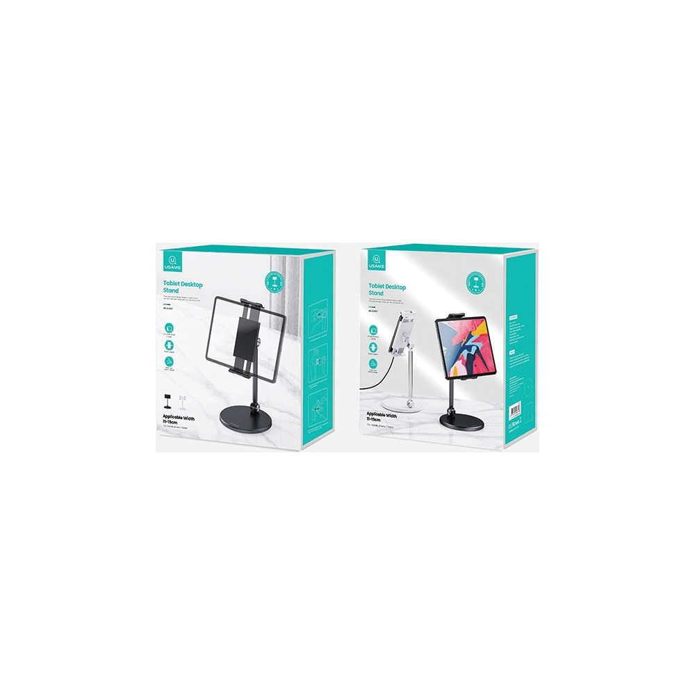 Uchwyt biurkowy USAMS na telefon/tablet biały/white ZJ057ZJ02 Metal