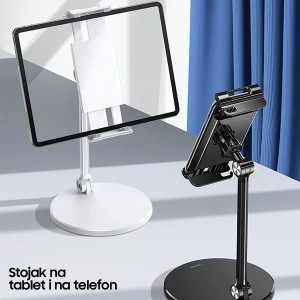 Stolní držák USAMS na telefon/tablet černý/black ZJ057ZJ01