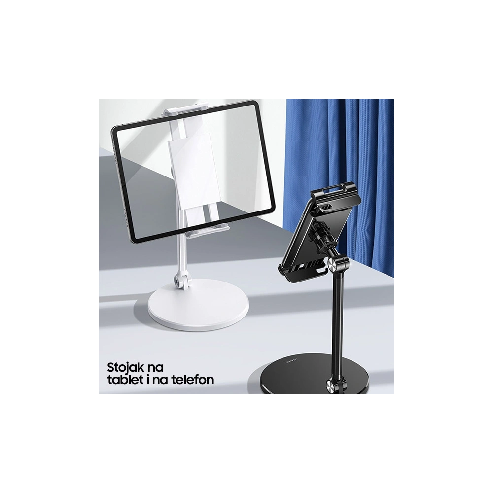 Uchwyt biurkowy USAMS na telefon/tablet czarny/black ZJ057ZJ01