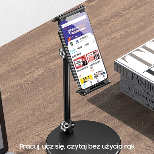Kup Uchwyt biurkowy USAMS na telefon/tablet czarny/black ZJ057ZJ01 - USA734BLK - {ean13} - Sklep Home Screen