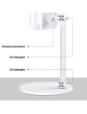 Buy USAMS Desk Holder black ZJ057ZJ01 (US-ZJ057) Metal - USA734BLK - {ean13} - Home Screen Store Europe